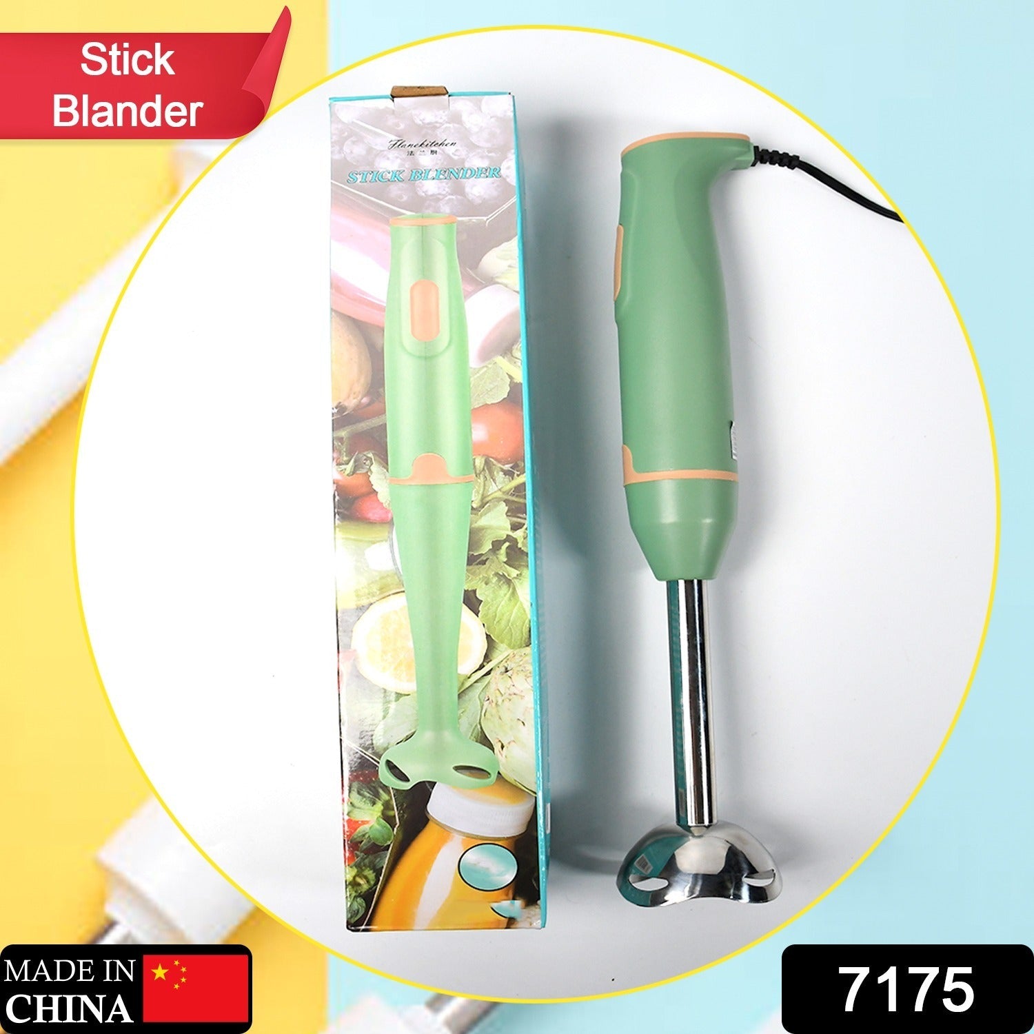 7175 Hand Blender Multi-Purpose Hand Blender, 400W Handheld Blender High Speed Blender Stainless Steel Handheld Stick Blender For Smoothies, Puree Baby Food and Soups DeoDap 7175 Hand Blender Multi-Purpose Hand Blender, 400W Handheld Blender High Speed Blender Stainless Steel Handheld Stick Blender For Smoothies, Puree Baby Food and Soups DeoDap